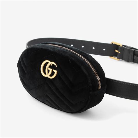 gucci marmont belt bag authentic|gucci marmont suede bag.